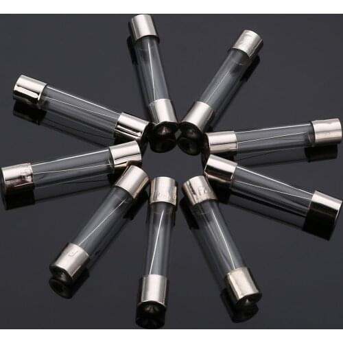 72pcs Assorted Glass Fuse Fast Quick Blow Fuse Clear Glass Tube Fuse with Fuse Holder Kit 0.5A/1A/2A/3A/5A/10A/15A/20A/30A