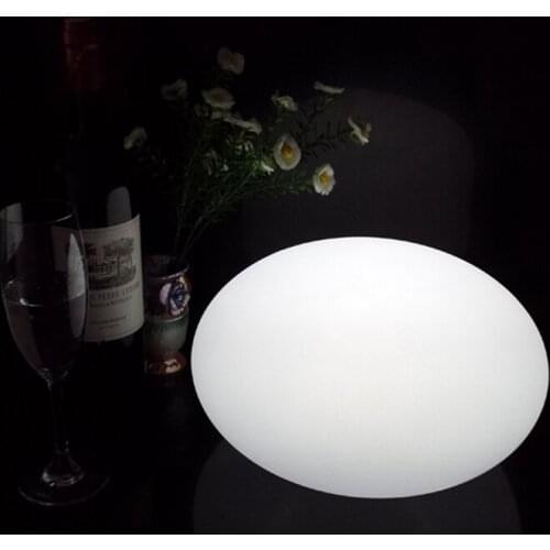 D27*H17cm LED Stone Round Ball Home decor led Night Lights with 16 color change and remote LED table lamp Free shipping 1pc