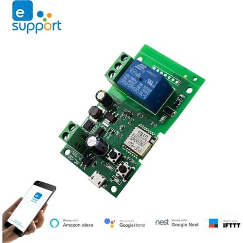 WiFi Relay Ewelink Smart Switch Module 5V 12V 24V APP Remote Control Timer DIY Inching Self-Locking Work with Alexa Google Home