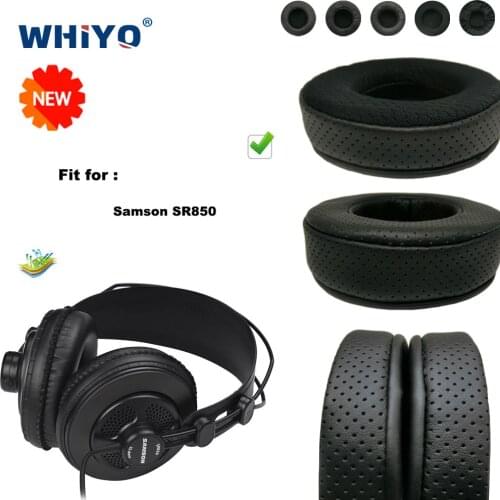 Replacement Ear Pads for Samson SR 850 SR850 SR-850 Headset Parts Leather Cushion Velvet Earmuff Headset Sleeve Cover