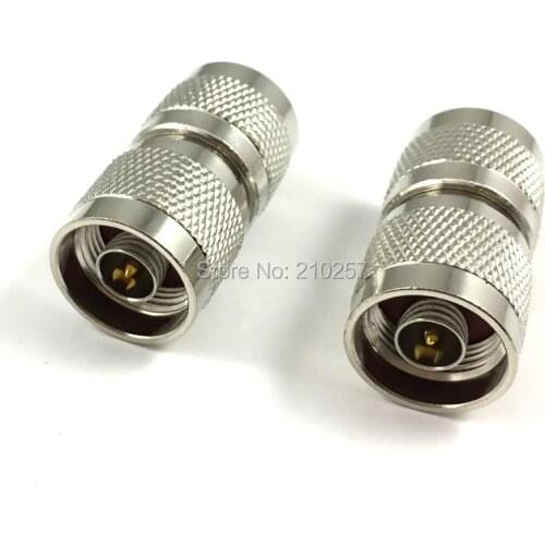 Free Shipping 10pcs N Male to N Plug Connector RF Straight Coaxial Adapter