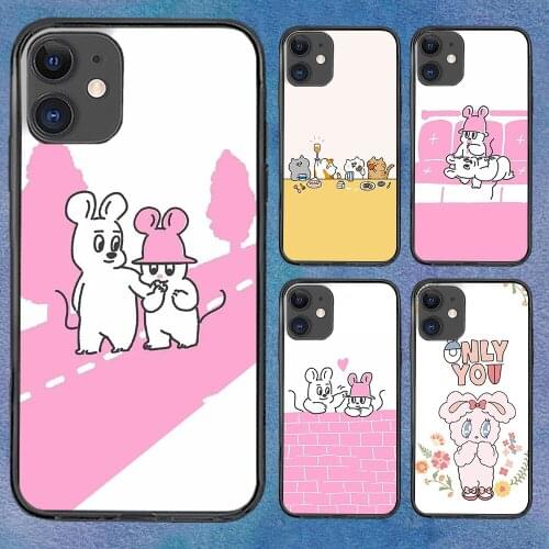 Cartoons Mouse Couples Phone Case For iphone 12 11 6 Mini Pro XS Max X XR 7 8 Plus Soft TPU Cover 12Pro 11Pro 12Mini