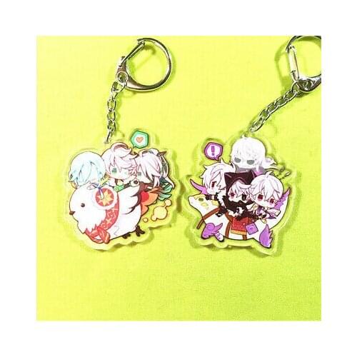 Cosmile Game ADD MM Decal Keychain Keyring Pendant Straps 2PCS/SET new gift hot limited