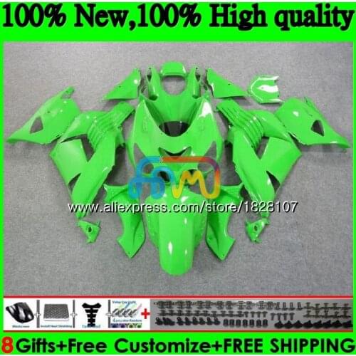 Injection For KAWASAKI ZX-14R ZX14R 12 13 14 15 16 17 24BS.58 ZZR1400 ZX 14R 2012 2013 2014 2015 2016 2017 Fairing ALL Green hot