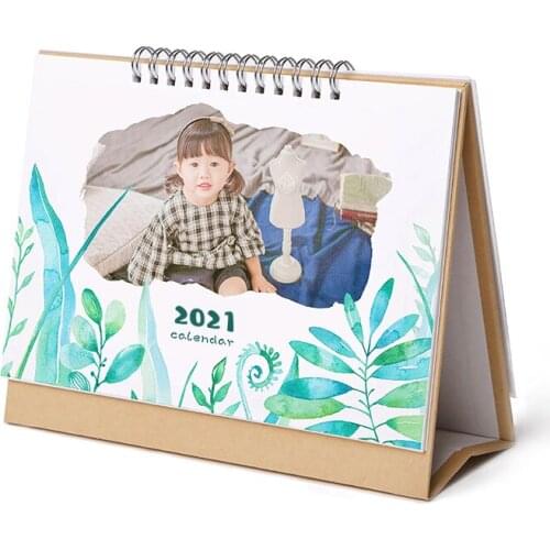 Table calendar 2021 custom enterprise advertising logo to map to make baby photos gift calendar diy self-made