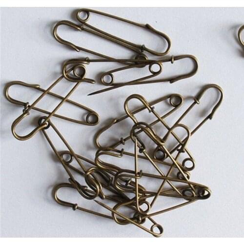 Pack of 50 Gold Kilt Safety Pins - 38mm 1.5" AA7695