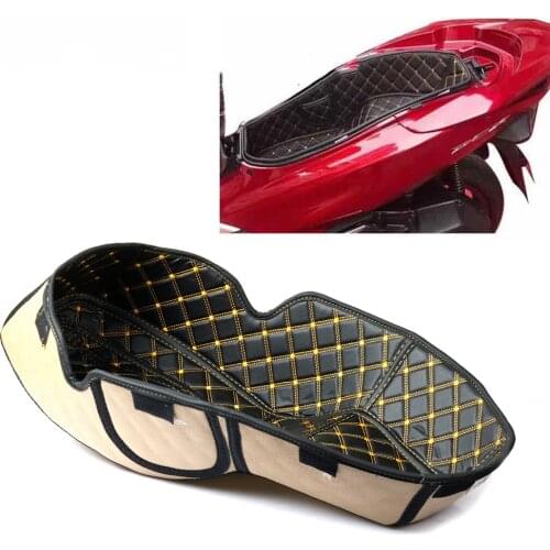 Motorcycle Storage Box Leather Rear Trunk Cargo Liner Protector Accessories For Honda PCX150 PCX125 PCX 150 125 2016-2019 2018
