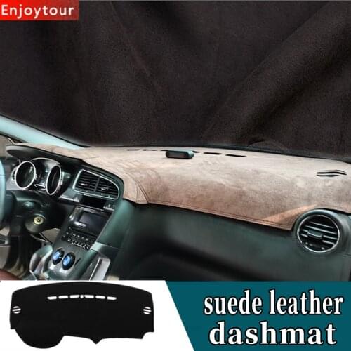For Peugeot 3008 5008 2008 2009 2011 2012 2013 2014 2015 Suede Leather Dashmat Dashboard Cover Pad Dash Mat Carpet Car-styling
