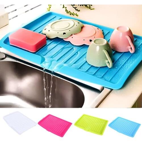 Kitchen Ware Cutlery Drain Rack Plastic Dish Drainer Tray Kitchen Tools Storage Rack Organizer Cutlery Filter Plate Organizer