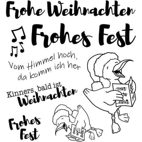 German Transparent Clear Stamp for DIY scrapbooking/Card Making C679