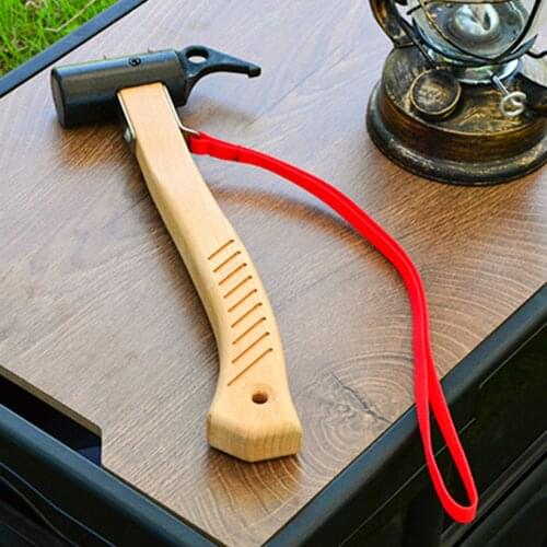 Outdoor camping tent hammer soil nails hammer shovel stake remover