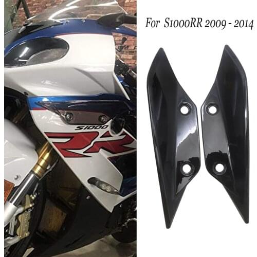 Front Fender Spoiler Winglets Fairing Panel Cover Case Side Wing For BMW S1000RR 2009 - 2014 S1000RR HP4 S 1000 RR Carbon Fiber