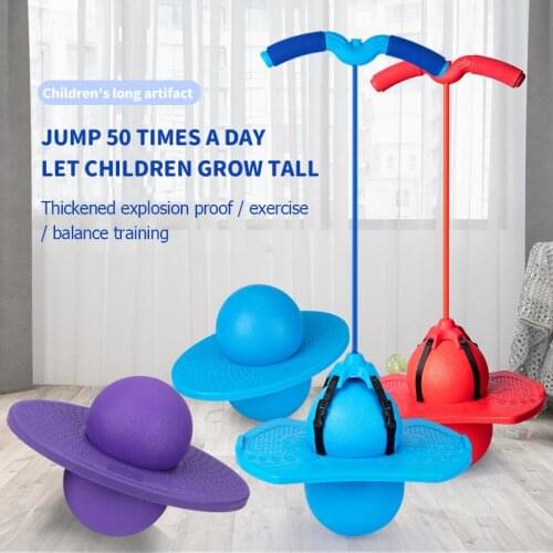 Bouncing Ball Board Platform Bouncy Jump Kids Outdoor Sports Toy Workout Fitness Competition Adult Children Help Grow Taller