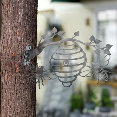 Whimsical Garden Stake Metal Fairy Silhouette for Home Decor Tree Porch Yard