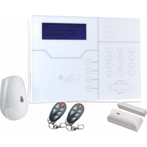 Spanish Voice Alarme System Network GSM TCP IP (RJ45 Port) Alarm System with Pet Immune Motion Detector Sensor