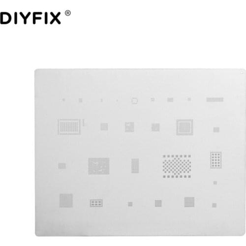 DIYFIX IC Chip Ball Soldering Steel Net BGA Reballing Stencil for iPhone 6 6S 7 A8 A9 Logic Board CPU IC Chip Repair Tools