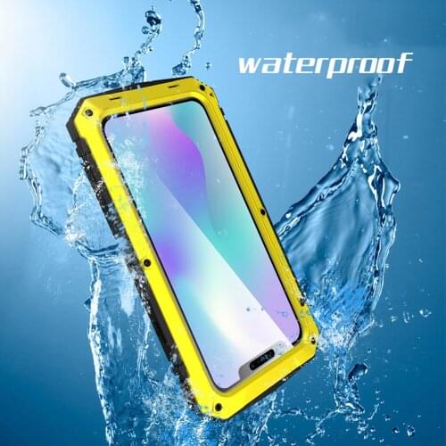 Three-Proof Mobile Phone Case Is Suitable For IOS Mobile Phone With Invisible Bracket Waterproof Protective Case