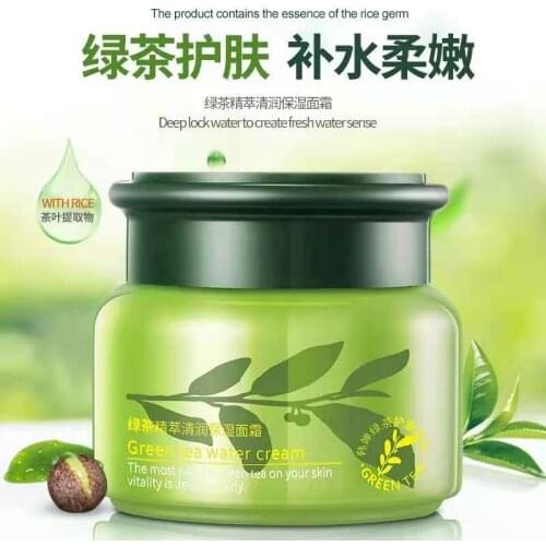 Green Tea Facial cream Hydrating Moisturizing Oil contro Anti Aging Wrinkle Whitening Skin Care Smooth Ointment Skin care