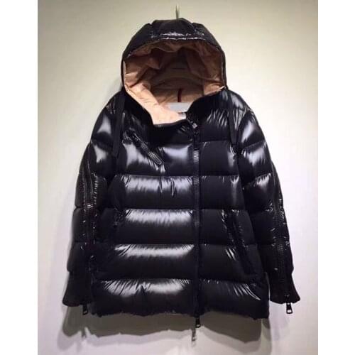 Womens Winter Jackets White Duck Downcoat Real Fox Fur Collar Double Face Reversible Coat Top Quality Fashion Style