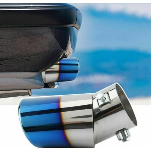1pcs Universal Steel Chrome Car Auto Exhaust Pipe Muffler Modified Automobiles Car-Styling Accessories Tip R3T8