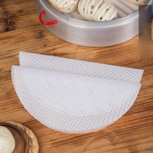 10pcs Round Silicone Steamer Mat Silicone Steamer Mat Steamed Bun Steamed Bun Kitchen Tools Accessories Baking Accessories