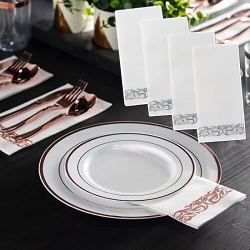 Paper napkin Restaurant Tissue Napkin Wedding Party Paper Napkin Disposable Dish Bowl Paper Towel Household Paper Table Decor