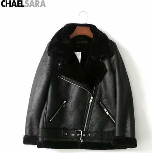 CHAELSARA Women's Leather Jackets