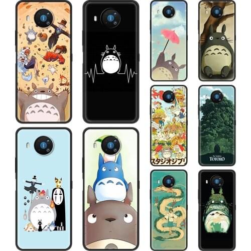 Totoro Ghibli Spirited Cartoon for Phone Case Nokia 1.3 1.4 2.2 2.3 2.4 3.2 3.4 4.2 5.3 5.4 7.2 8.3 5G C3 C2 Tenen Cover Fundas
