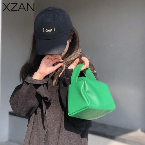 Ladies Crossbody Dumplings Bags Women High Capacity PU Leather Shoulder Bags 2021 Summer Handbags Female Travel Bags Orange Flap