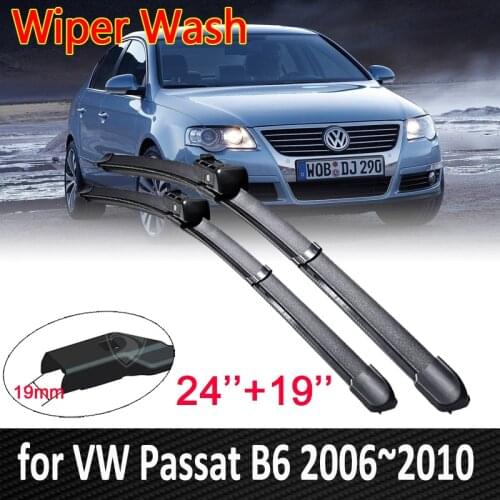 For Volkswagen VW Passat B6 2006~2010 Car Wiper Blade 3C Front Windscreen Window Brushes Wipers Car Accessories 2007 2008 2009