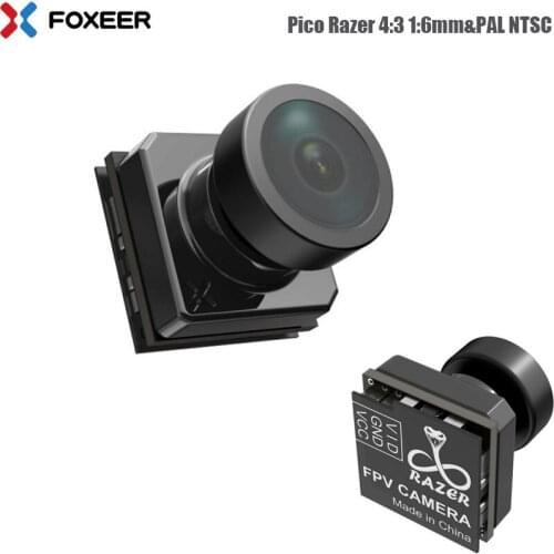 12*12mm Foxeer Pico Razer 1200TVL 1/3 CMOS 1.8mm 160degree FOV Day&Night Flight for RC FPV Tinywhoop Cinewhoop Duct Drone