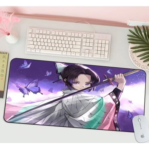 MRGLZY Best Seller Mouse Pads Gamer Accessories Mousepad Anime Mousepad Kochou Shinobu Gaming Accessories Xxl Mousepad