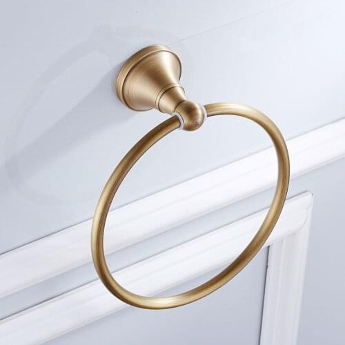 Wall Mounted Antique Towel Ring Holder Bathroom Accessory Kitchen Fittings