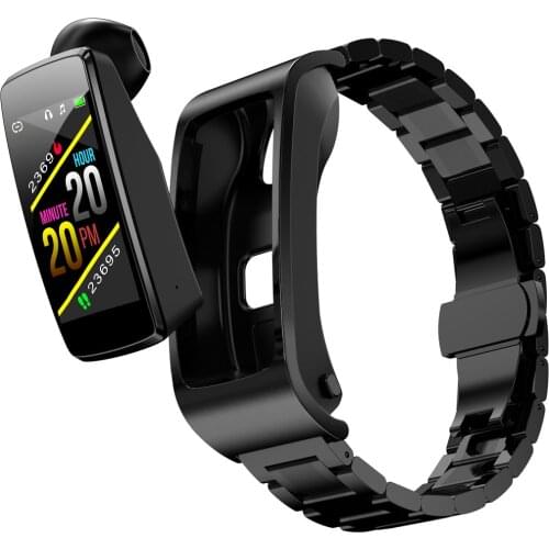 New K12 Bluetooth Wireless Earphone Smart Watch Health Tracker Fitness Bracelet Smart Wristband Bluetooth Headset