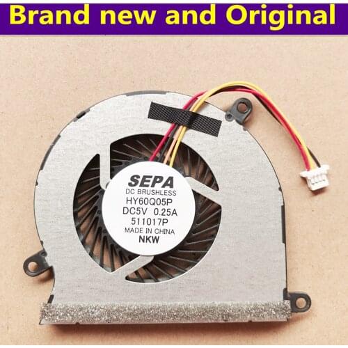 New original cpu for Lengda X300 X300V For Hasee UI41R UI43 cooling fan UI45 UI47 U43 U45 HXU411 X41 HY60Q05P cooler fan DC5V