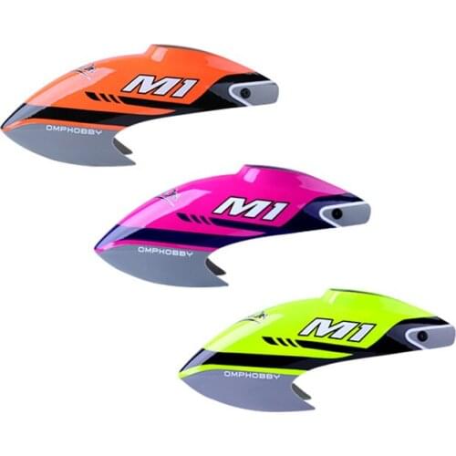 Original OMPHOBBY M1 Helicopter Head Cover RC Models Toys Vehicle Spare Parts Canopy Replacement Spare Parts DIY Accessory