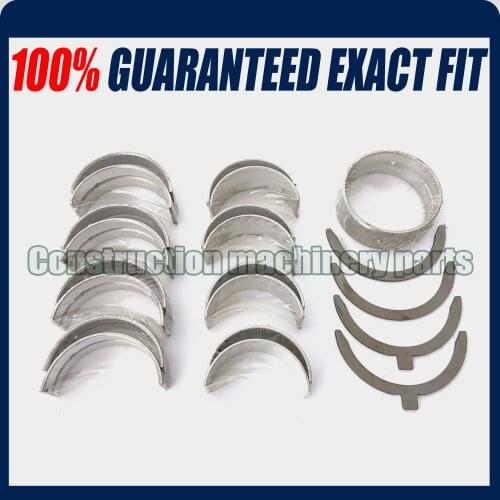 Main Crankshaft Bearing ( 52mm ) & Con Connecting Rod Bearing& Thrust Washer For Kubota V2203 STD