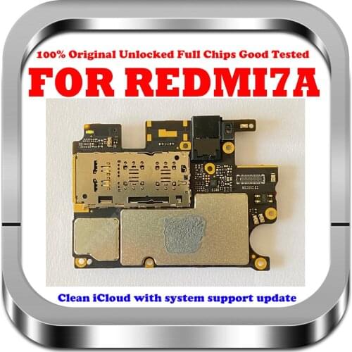Full Working Original Unlock For Xiaomi Redmi hongmi 7A Motherboard 16gb 32gb For Hongmi Redmi 7A Logic Board mainboard