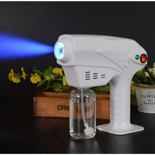Portable Moisturizing Spray Disinfection Device Hair Perm Dye Care Micro Mist Machine Spray Gun Nano Blue Hair Care Device 220V