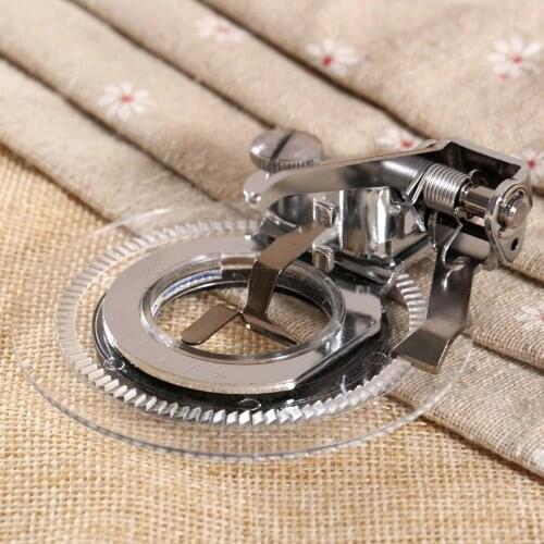 1Pc 70mm Flower Stitch Circular Embroidery Presser Foot for Butterfly Brother Singer Janome Juki Multifunctional Sewing Machine