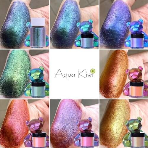 Chameleon Powder Upgrade Color Shift Mica Powder for Epoxy Resin Pearl Pigment Powder For Painting Candle Making Slime