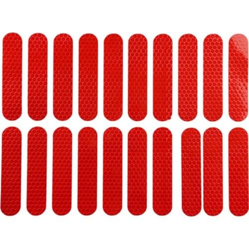For Xiaomi M365 Reflective Scooter Sticker Reflect Light Paster Decals Night Safety Warning Sticker Waterproof Pvc Material