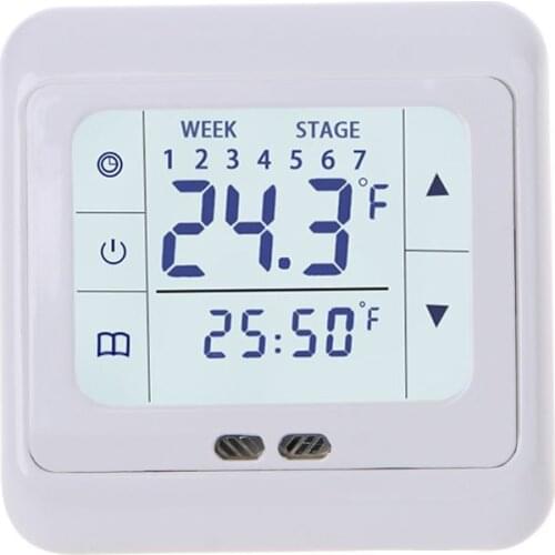 Thermoregulator Touch Screen Heating Thermostat for Warm Floor,Electric Heating System Temperature Controller With Kid Lock
