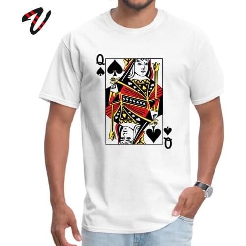 Queen of Spades Pure Cotton Europe Tops & Tees Newest Grant Samoyed Youth T-shirts cosie NEW YEAR DAY T Shirts O Neck