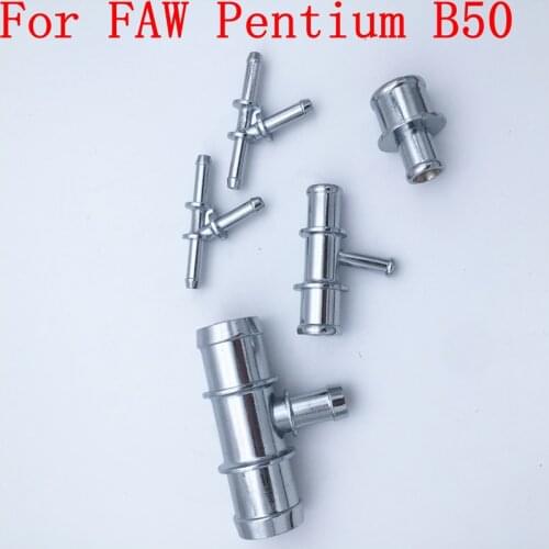 5pcs/lot Stainless Steel Water Pipe Fittings Steel Tees For Cooling System For FAW Pentium B50
