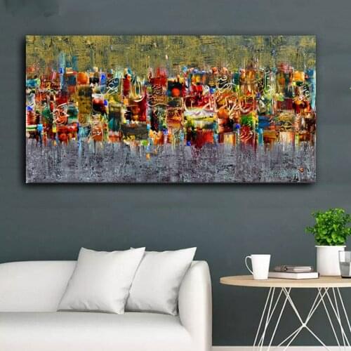 5D DIY Diamond Embroidery Abstract Art Landscape Painting Diamond Painting Religion Full square round Drill home decor gift