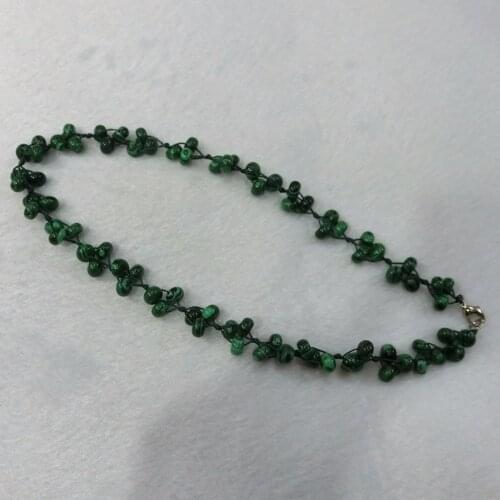 6pcs/lot Natural Crystal Quartz Stone Semi-gemstoness Malachite Colorful Choker Torque Energy Treat Beaded Necklace Collar Free