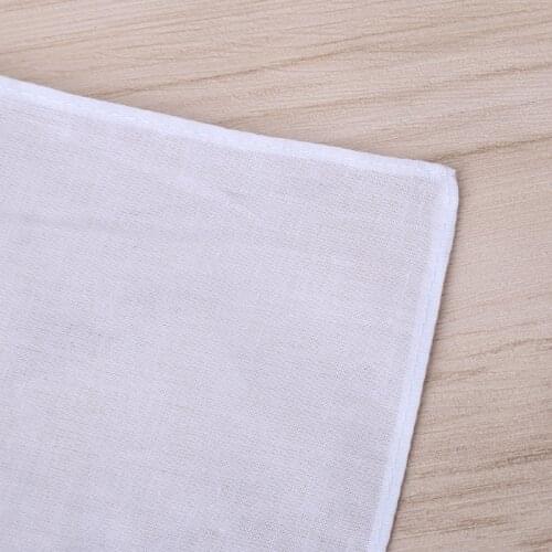 6 Pcs Vintage Cotton Ladies Embroidered Lace Handkerchief Women Floral Hanky PXPB