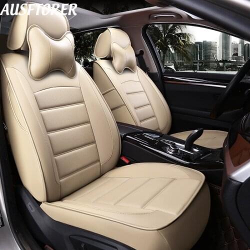 AUSFTORER Custom Automobiles Cover Seat for Toyota 86 Seat Covers Geniune Leather Car Seats Cushion Protectors Accessories 11PCS