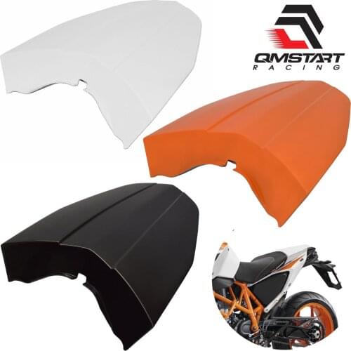 QMSTART Racing Motorcycle Rear Passenger Pillion Solo Seat Cover Tail Fairing Cowl For KTM Duke 690 R 690R 2012 2013 2014 2015
